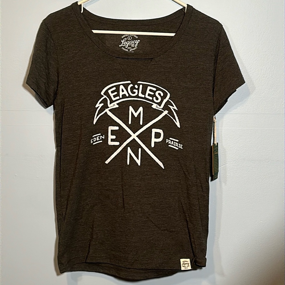 Legacy Grey Short Sleeve w/ EP Eagles Swag